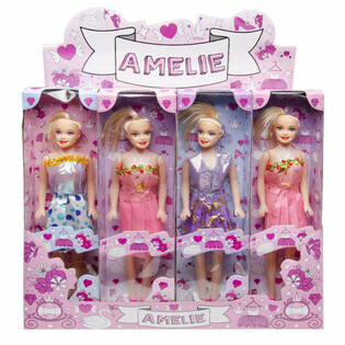 Stantlı Amelie Oyuncak Bebekler (12 Adet)