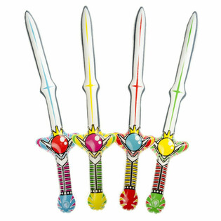 B&uuml;y&uuml;k Şişme Ş&ouml;valye Kılıcı, 80cm (12 Adet)