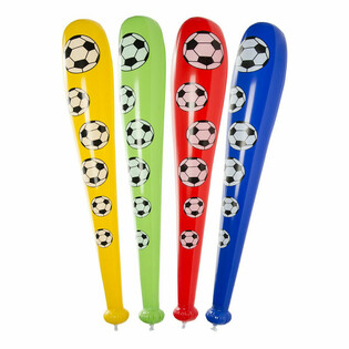 B&Uuml;Y&Uuml;K ŞİŞME FUTBOL SOPASI, 84CM UZUNLUK (12 adet)