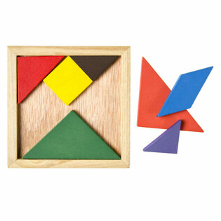 Ahşap Tangram Bulmaca Seti (12 adet)