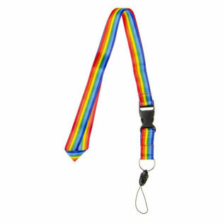 G&ouml;kkuşağı Lanyard / Boyun Askısı - 50 adet