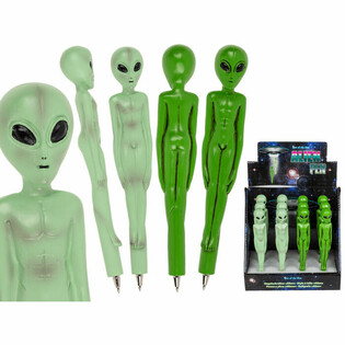 Standda Alien 3D T&uuml;kenmez Kalem (12 Adet) - MEGA UCUZ