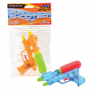 AQUA FUN - Su Tabancaları, 16 cm - Askılı Kartlı (12 Adet)