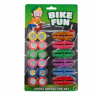 BIKE FUN - 18 Par&ccedil;alı Bisiklet Jant Teli Reflekt&ouml;r Seti (1 adt.)