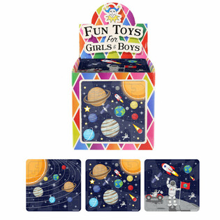 Uzay Temalı Yapboz Teşhir Kutusu - 108 Adet (13x12cm)
