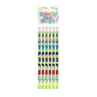 Gamer Kurşun Kalem ve Silgi Seti (6 Par&ccedil;a) - Teşhir Kutusu (24 Set)
