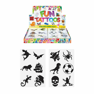 Fun Tattoos - Erkek &Ccedil;ocuk Teşhir Standı (96 Adet)