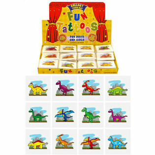 Eğlenceli Dinozor D&ouml;vmeleri &ndash; Stantlı 48 Paket (Her Pakette 12 D&ouml;vme)