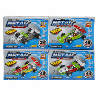 Metal Yarış Arabası Yapım Seti (24 Adet Stand)