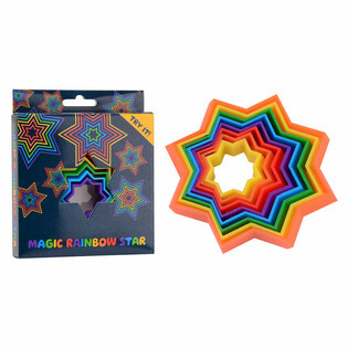 MAGIC STAR 3D FIDGET OYUNU - 3D MAGIC SHAPE - MAGIC FIDGET 3D - KUTULU (24 Adet)