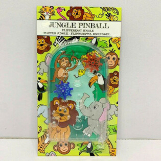 Kartlı Mini Pinball Safari Hayvanları (12 Adet)