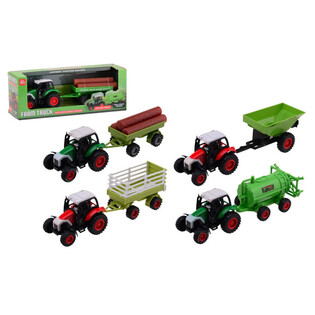 FARM MASTER - DIE CAST TRAKT&Ouml;R OYUN SETİ - KARIŞIK MODELLER (12 ad.)
