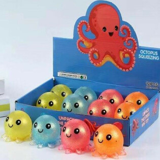Sıkıştırılabilir Ahtapot Squeeze Octopus Standı (12 Adet)
