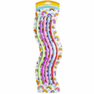 Kartela &Uuml;zerinde 5'li B&uuml;k&uuml;lebilir Esnek XL Twisty Kalem Seti (10 Adet)