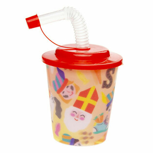 Sinterklaas Bardak - Pipetli Dondurma Bardağı (12 adet)
