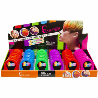 SA&Ccedil; TEBEŞİRİ - GE&Ccedil;İCİ HAIR CHALK - KARIŞIK RENKLER (48 Adet)
