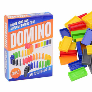 Domino Oyun Seti - Hediyelik Kutuda 50 Taş