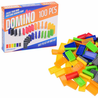Domino Oyun Seti - Hediye Kutusunda 100 Par&ccedil;a