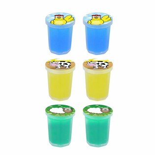 &Ccedil;iftlik Temalı Slime Kavanozları (6 adet)