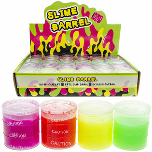 Displayde K&uuml;&ccedil;&uuml;k Renkli Slime (24 adet)
