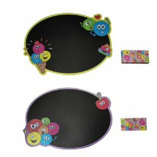 Tebeşirli Smiley Yazı Tahtası (24 Adet Teşhir)