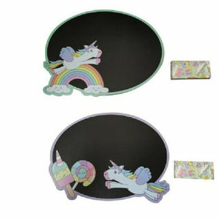 Unicorn Tebeşir Tahtası ve Tebeşir (24'l&uuml; Stand)
