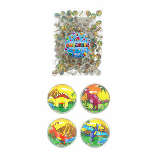 Karışık Dinozor Zıplayan Toplar &Oslash;3.3cm (100 adet)