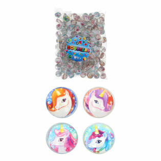 Zıp Zıp Top Karışık Unicorn &Oslash;3.3 Cm (100 adet)