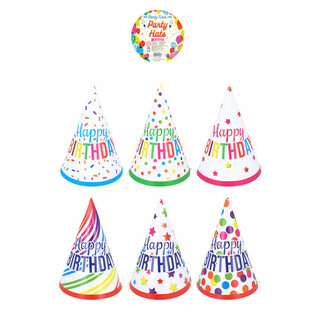 Parti Şapkaları Mix 'Happy Birthday' (120 adet)