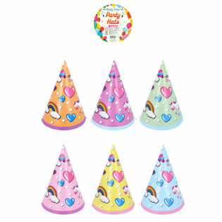 Unicorn Parti Şapkası Mix (120 Adet)