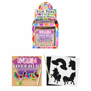 DOĞA DOSTU - Sihirli Kazıma Kağıdı Unicorn Teşhir Kutulu (108 adet)