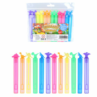 Renkli Dinozor Temalı K&ouml;p&uuml;k Balon Asaları (12'li Paket)