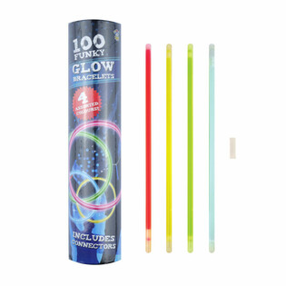 Glow Parlayan Bileklik - 100 Adet T&uuml;p İ&ccedil;inde