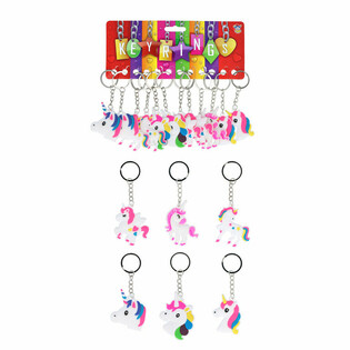 Tek boynuzlu At Anahtarlıklar - Unicorn (12 adet)