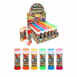 Balon K&ouml;p&uuml;ğ&uuml; Brickz / Bloklar 50ml - Stand (36 adet)