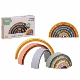 HAPPY WORLD - BİYO PLASTİK - &Uuml;ST &Uuml;STE DİZİLEBİLEN G&Ouml;KKUŞAĞI (1 ad.)