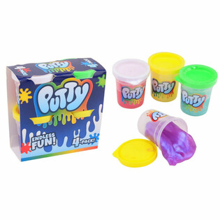 SLIME PUTTY - 4'L&Uuml; PAKET  (12 adet)