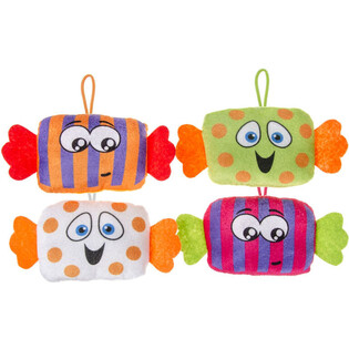PELUŞ ŞEKERLEMELER - 23 cm - KARIŞIK RENKLER (24 adet)