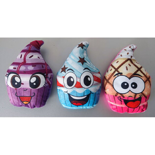 Peluş Cupcake - Karışık Renkler (24 adet)