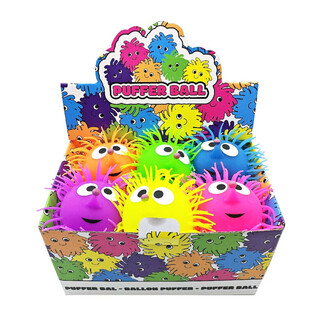 G&Ouml;ZL&Uuml; PUFFER TOPU - 13CM - STANTTA (12 adet)