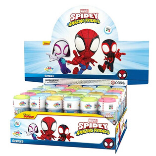 Spidey Spiderman Amazing Friends Balon K&ouml;p&uuml;ğ&uuml; - 60ml - Teşhir Kutusu (36 adet)