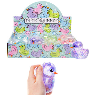 SIKIŞTIRILABİLİR &Ouml;RDEK SQUEEZE DUCK - KARIŞIK RENKLER - TEŞHİRDE (12 Adet)