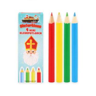Sinterklaas (Aziz Nikola) Boya Kalemi 4'l&uuml; Set Standda (120 Adet)