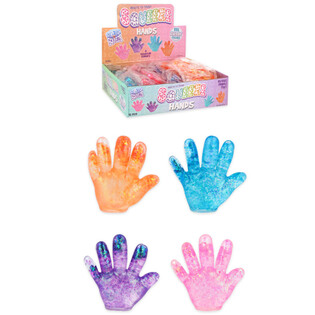 Sıkma El Squeeze Hand - Karışık Renkler - Stantlı (12 Adet)