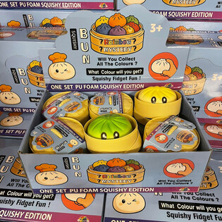 RAGE - Squishy Bun Dumplings B&Uuml;Y&Uuml;K - ONE SET PU FOAM SQUISHY EDITION (12 adet)