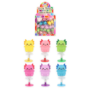Jump-Up Aksolotl Zıpzıp Oyuncaklar (Standda 60 Adet)
