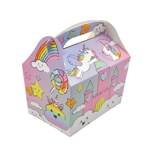 &Ccedil;OCUK MEN&Uuml; KUTUSU: UNICORN / TEK BOYNUZLU AT - 18.5x12x19 CM - FOODBOX (24 Adet)