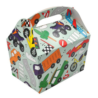 &Ccedil;OCUK MEN&Uuml; KUTUSU: TAŞITLAR - &Ouml;l&ccedil;&uuml; 18.5x12x19 CM - FOODBOX - KIDSBOX (24 Adet)