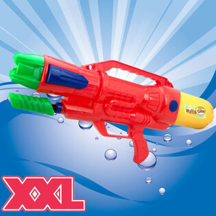 XXL SU TABANCASI - SUPER SOAKER SU TABANCASI - BOYUTLAR: 63.5 x 10 x 26 CM - &Ccedil;İFT ATIŞLI SU TABANCASI (1 Adet)