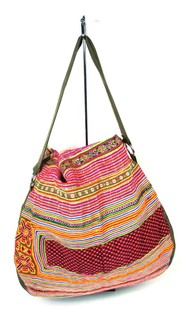 B-FAIR SADDLE OMUZ &Ccedil;ANTASI PEMBE/YEŞİL (1 adet)